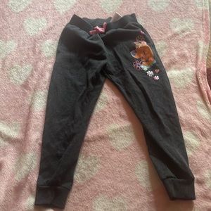Gray scooby doo sweatpants size 7/8 girls